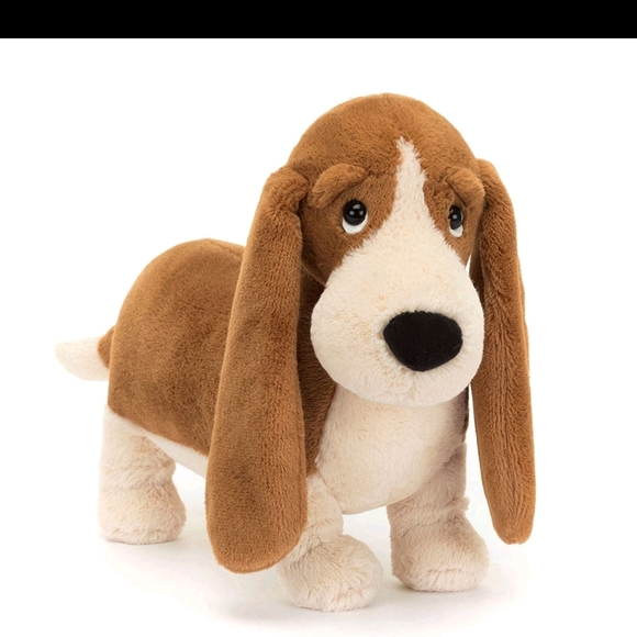 Jellycat Tan and Cream Plush Dog Toy